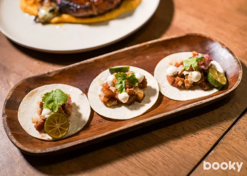 Sisig Tacos at Mijo