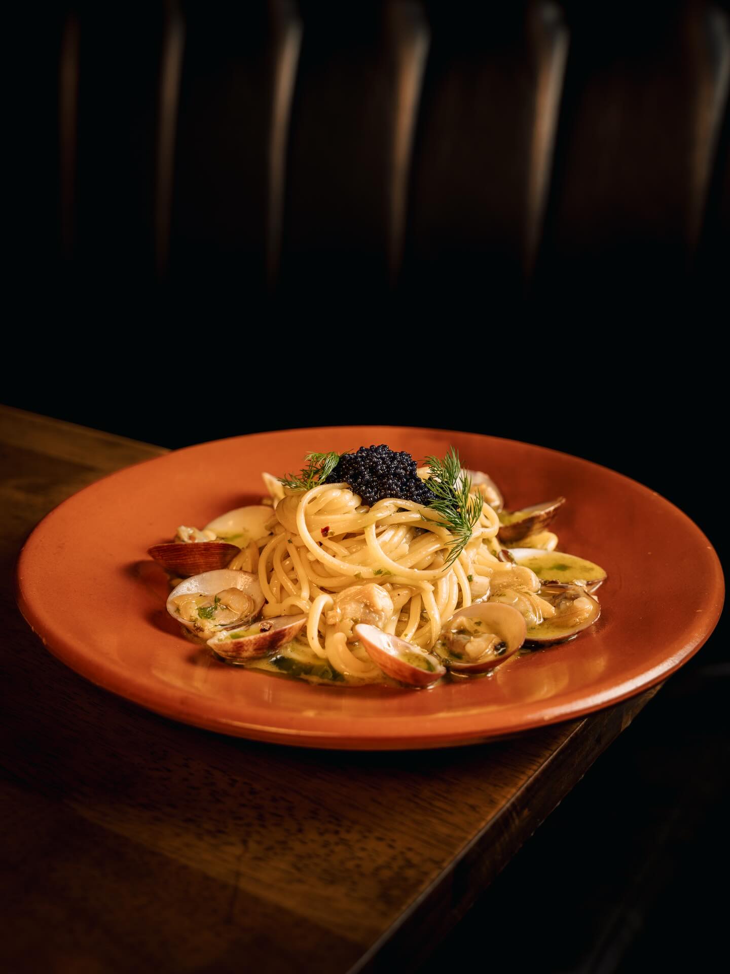 Pasta dish at Mijo Comfort Food